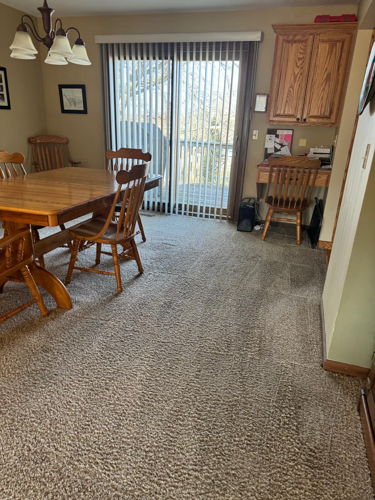 Living room cleaning